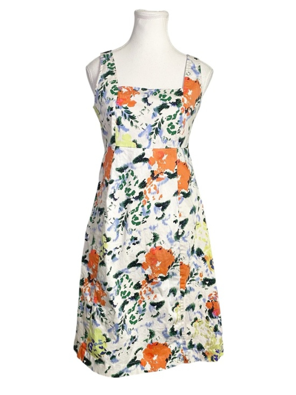 Gap Maternity Bright Floral Sleeveless Empire Waist Dress